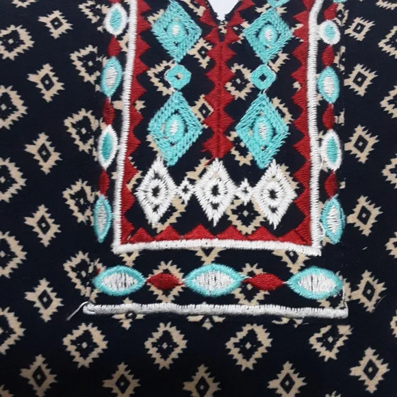 Anthropologie THML faye embroidered halter summer dress womens in size L - Picture 4 of 10